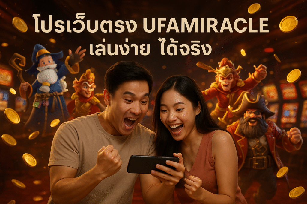โปรเว็บตรง UFAMIRACLE เล่นง่าย ได้จริง