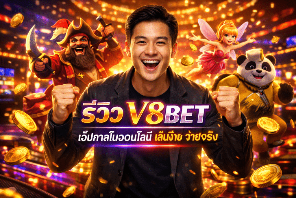 รีวิว V8BET เว็บคาสิโนออนไลน์ เล่นง่าย จ่ายจริง