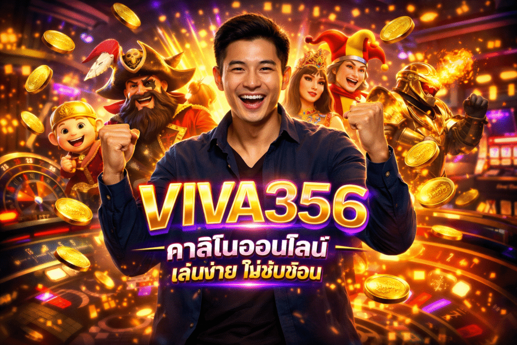 VIVA356 คาสิโนออนไลน์ เล่นง่าย ไม่ซับซ้อน